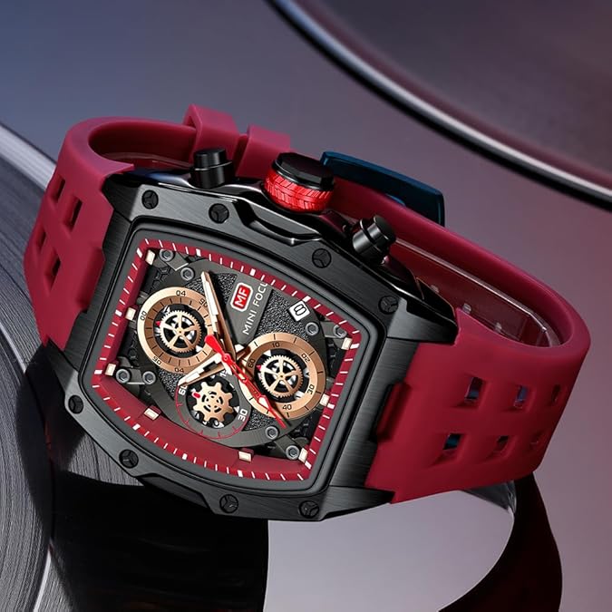 MINI FOCUS MF0473G Waterproof Chronograph