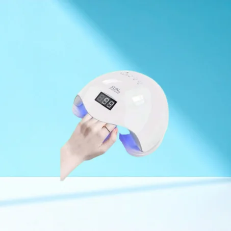 مجفف أظافر SUN 6 UV/LED احترافي بشاشة رقمية لتجفيف الجل بسرعة  أو