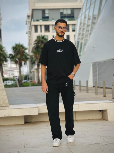 Pantalon baggy 'Noir'