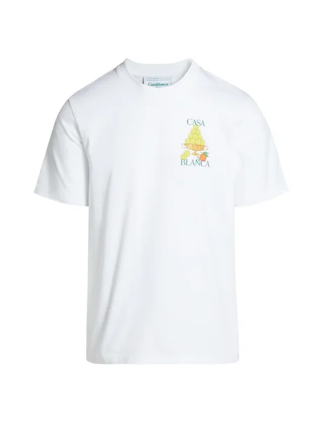 T-shirt Casablanca "Tennis Pastelle" 'Blanc'