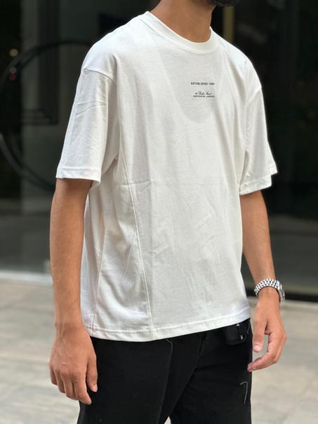 T-shirt over size original collection 2025 'Blanc'