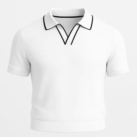 T-shirt old money style 'Blanc'