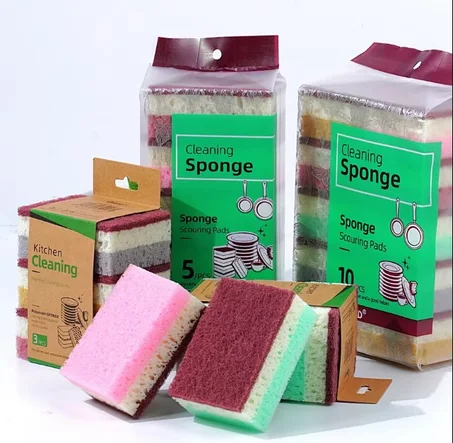 High density sponge cleaning cloth, dishwashing cloth