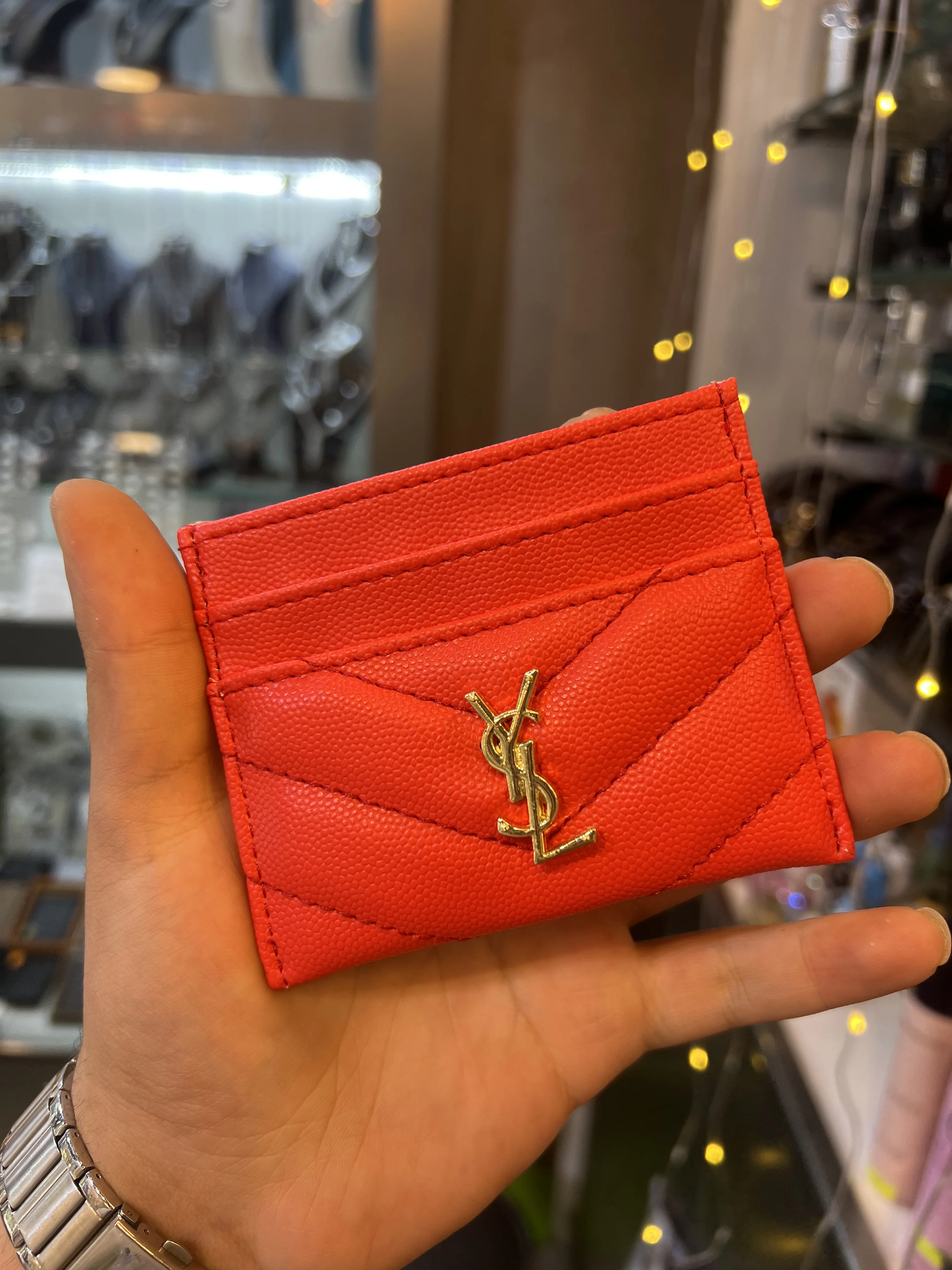 Porte Cart Ysl rouje