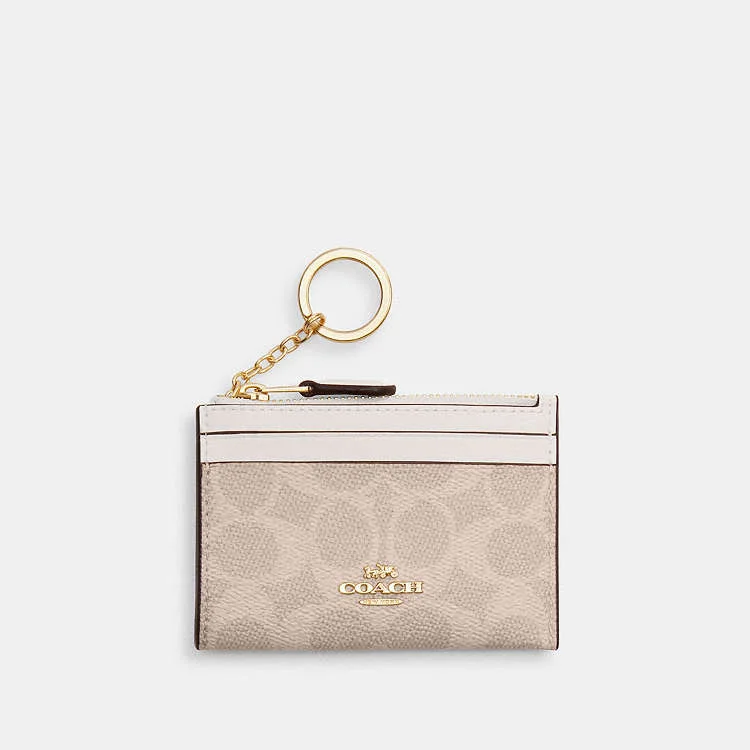 Porte Carte Coach blanc