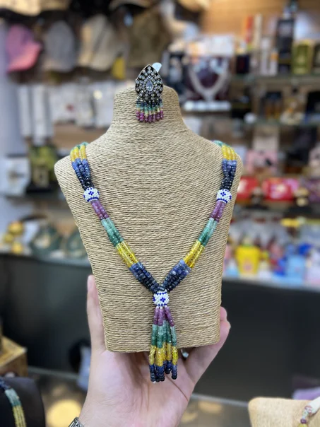 طقم زمرد مع خاتم