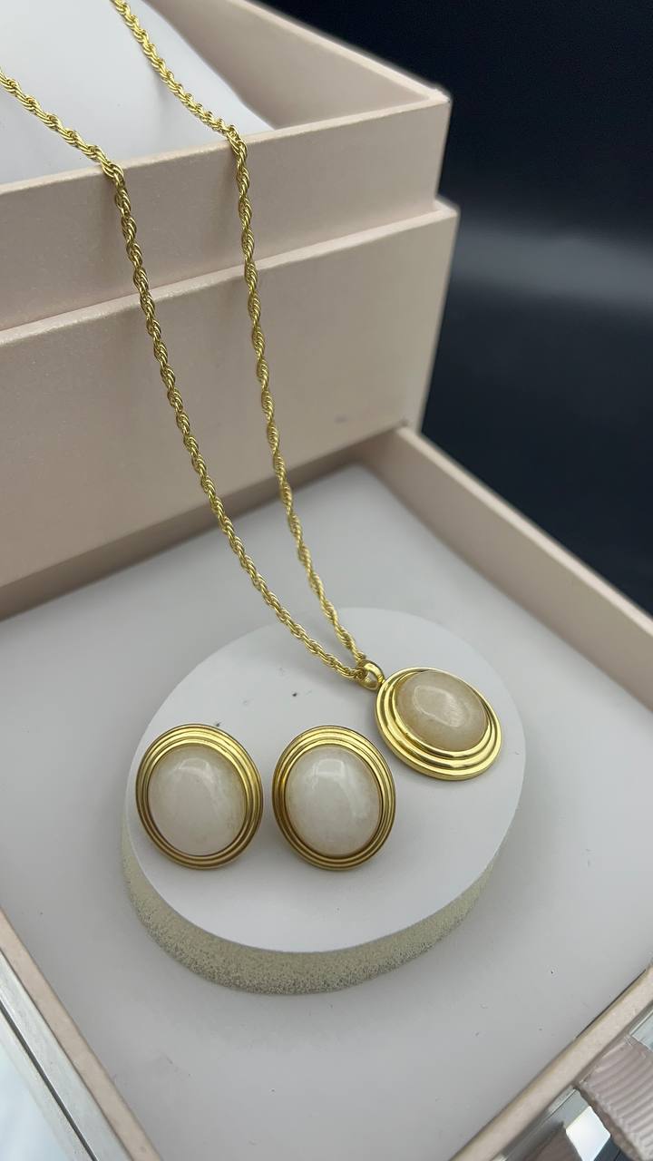 Parure Acier Vintage