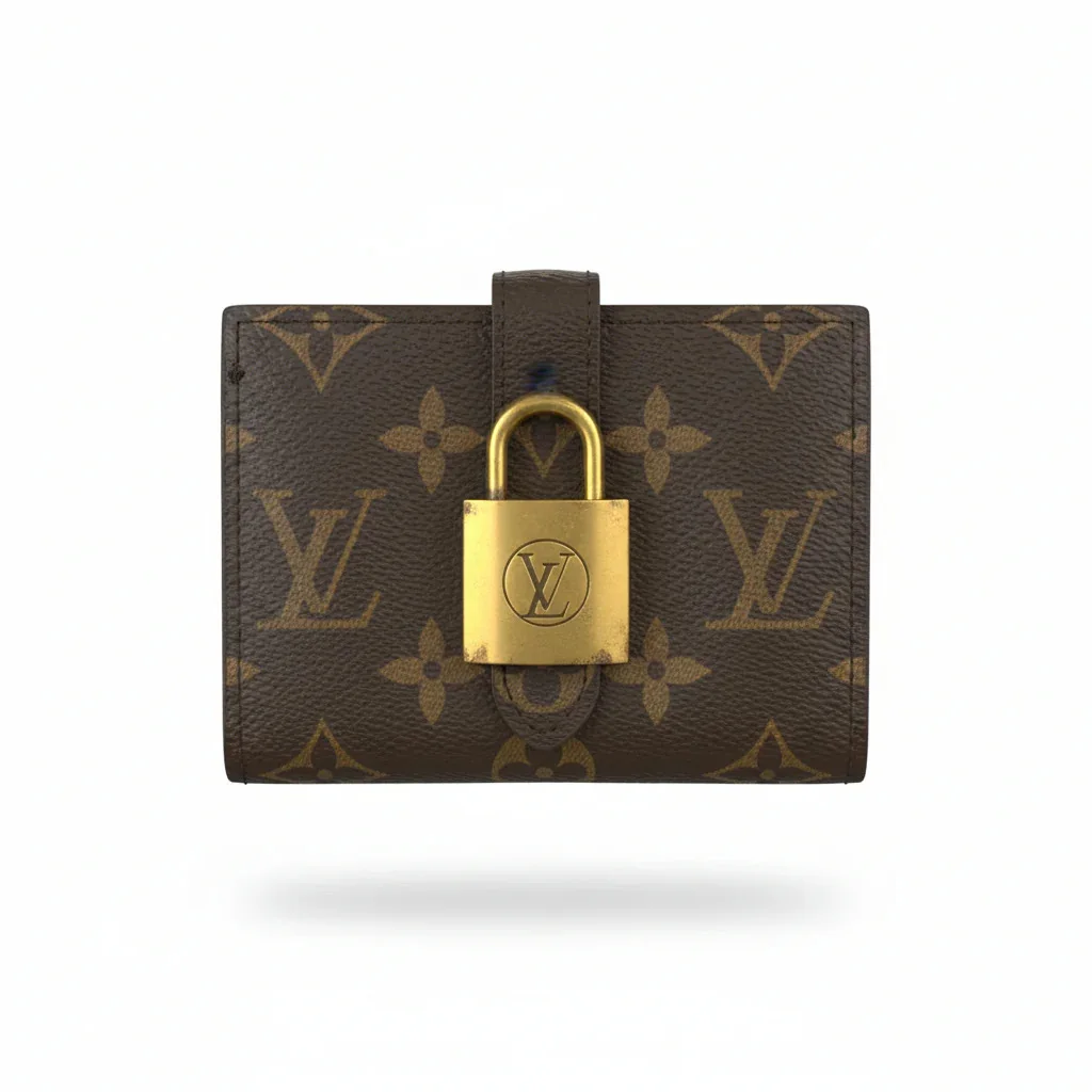 porte monnaie Lv marron