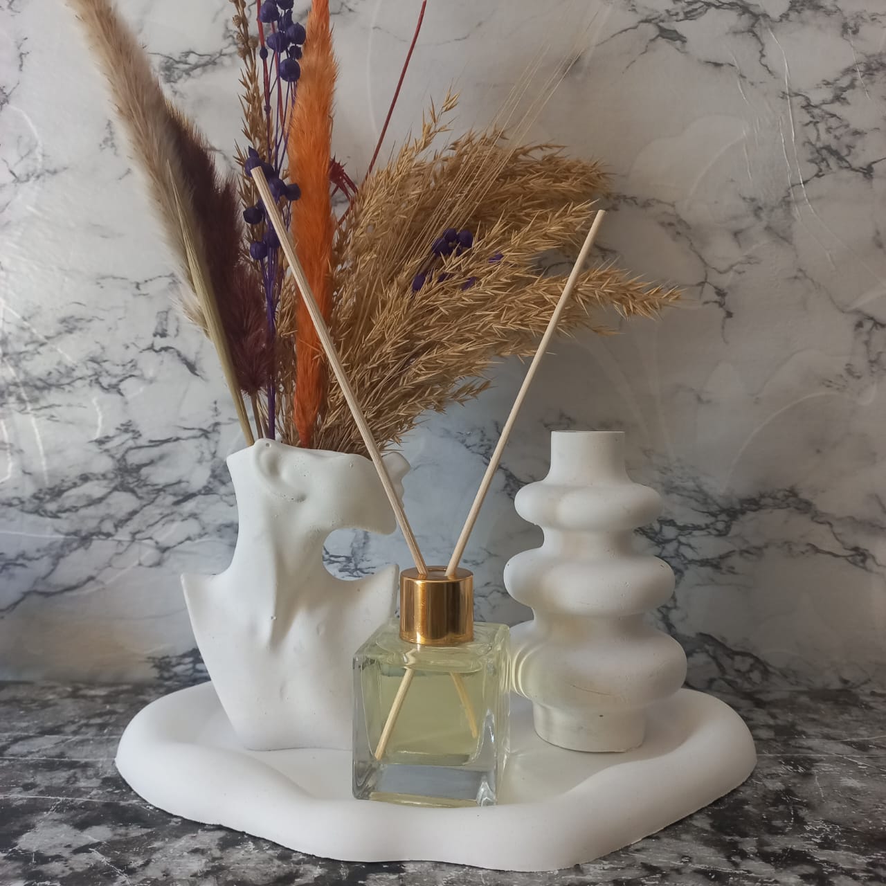 Pack vase statue et vase tourbillon