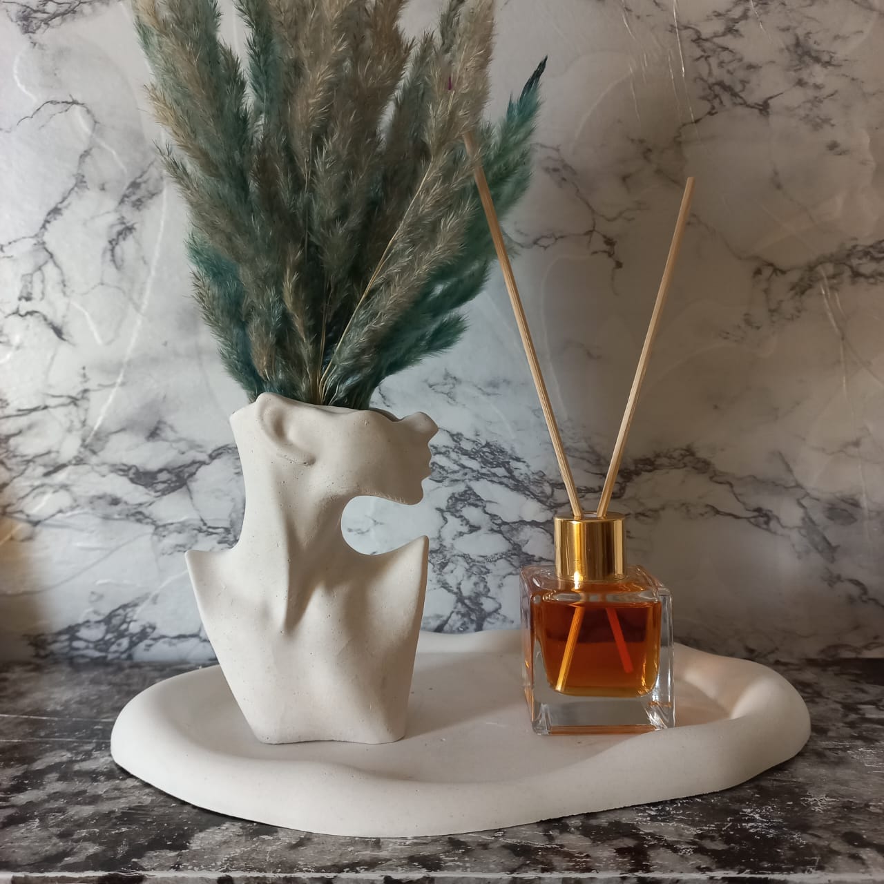 Pack vase statue et vase tourbillon