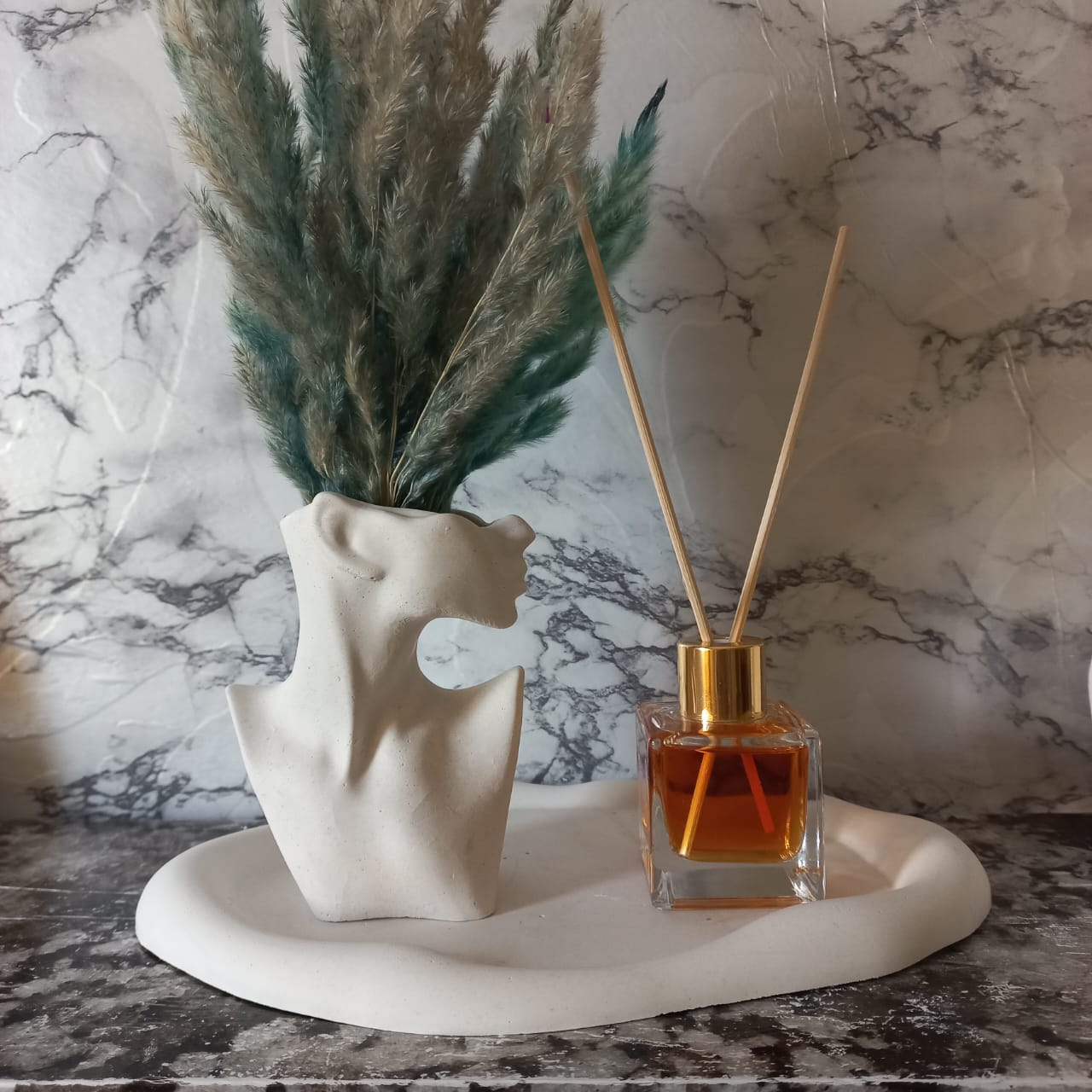 Pack vase statue et vase tourbillon