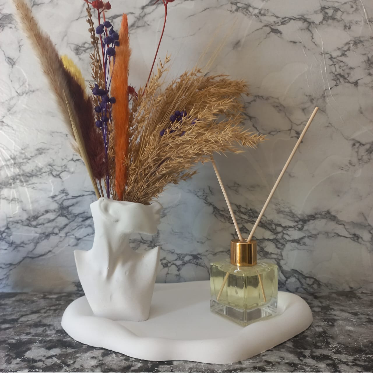 Pack vase statue et vase tourbillon