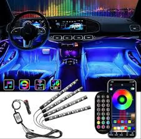 شريط إضاءة متعدد الألوان للسيارة
