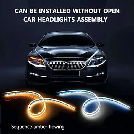 شريط مصابيح اضاءة نهارية ليد امامي للسيارة