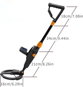 MD1008A Underground Metal Detector - High Accuracy Waterproof Gold Detector with LCD Display, Adjustable Sensitivity & Depth Indication, Lightweight Design for Adults & Kids, Treasure Hunting