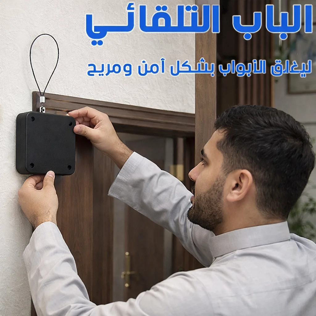 Automatic Door Closer (Black)