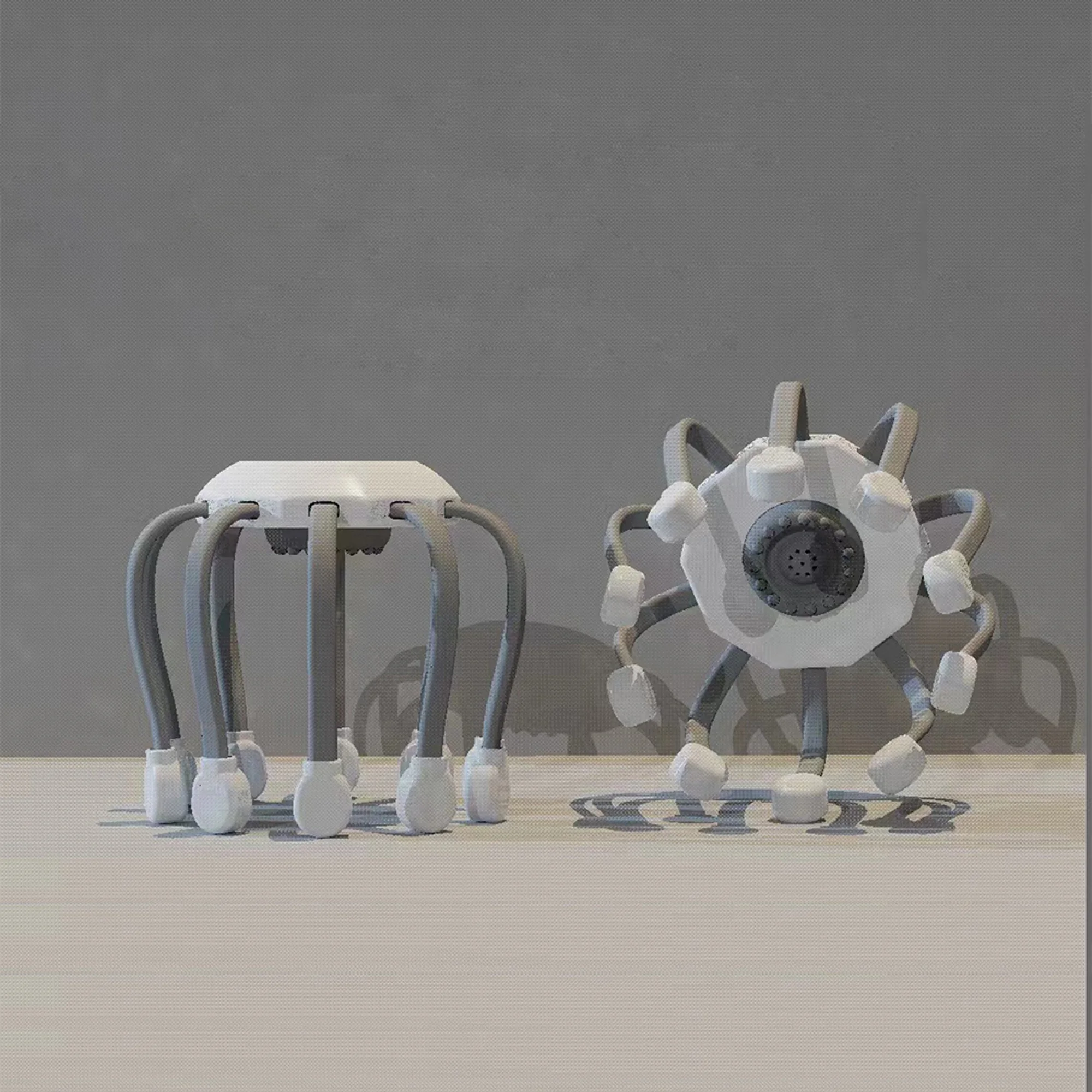 جهاز تدليك فروة الرأس على شكل أخطبوط