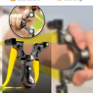 laser aiming slingshot