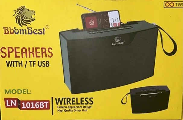 BoomBest LN-1016BT – Enceinte Bluetooth | USB/TF | TWS | Support smartphone