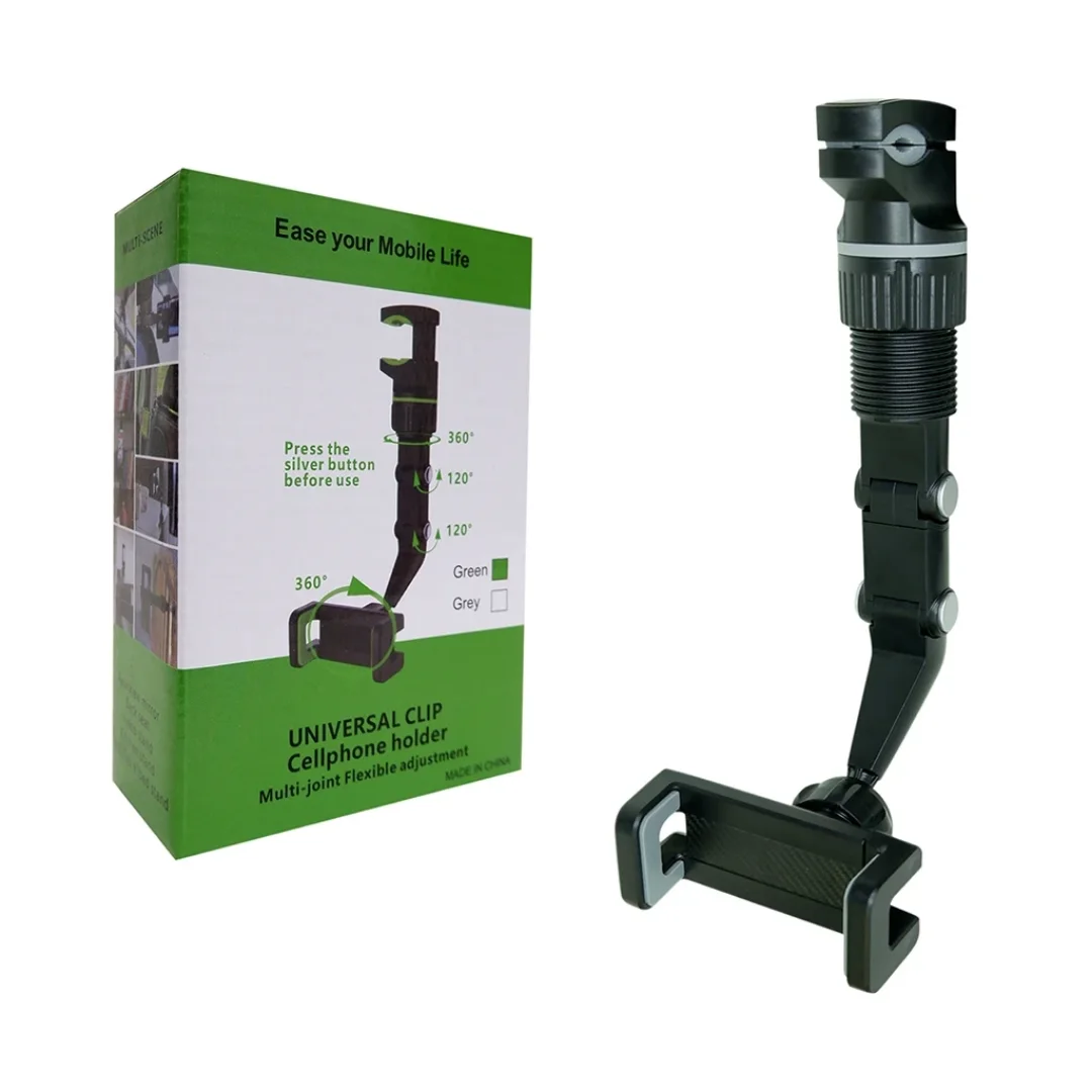 UNIVERSAL CLIP SH-3100 – Support téléphone flexible | Rotation 360° | Ajustement multi-joints