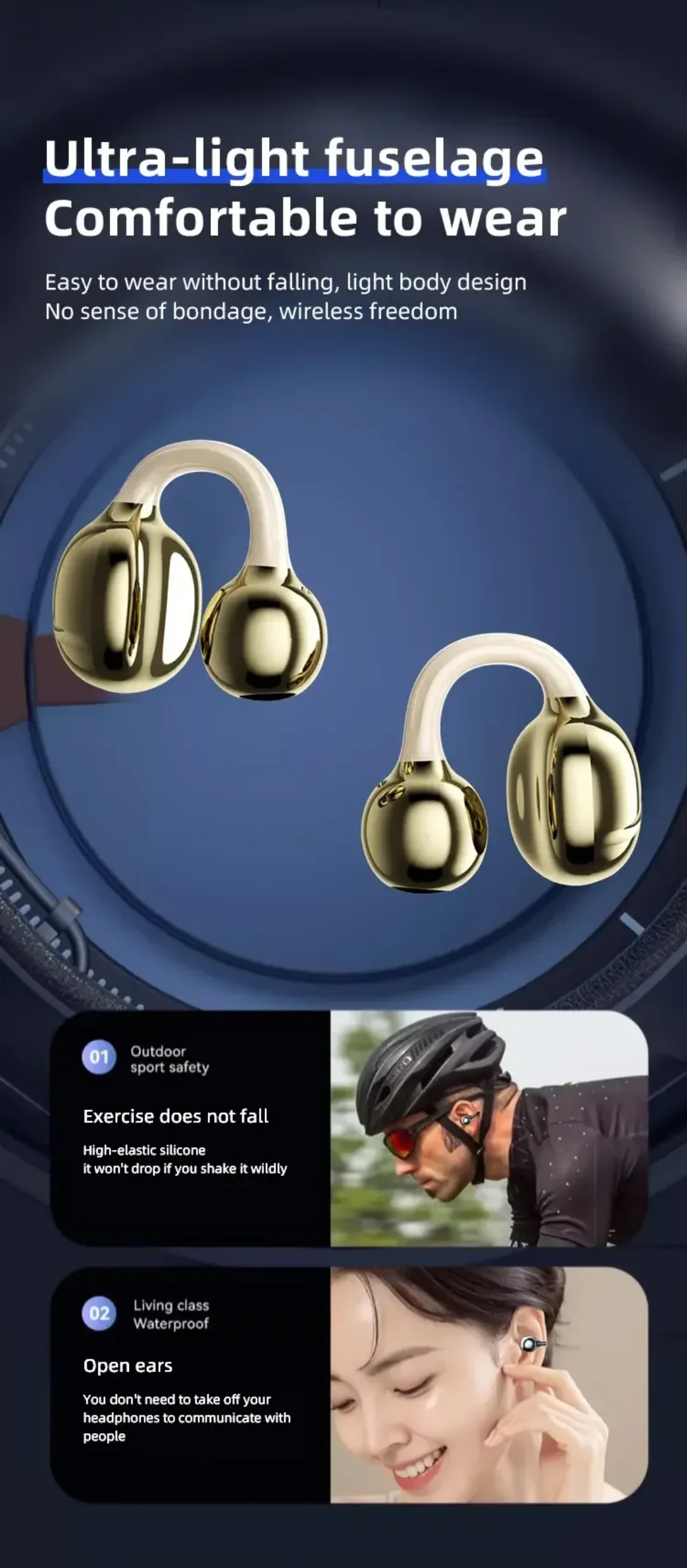 LGE-005 – Écouteurs Sans Fil HIFI BASS SOUND