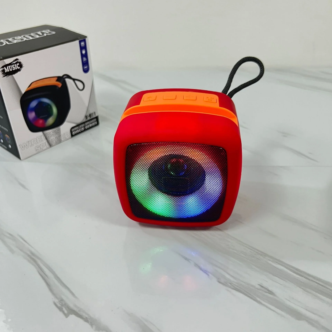 X-111 – Mini Enceinte Bluetooth Disco | LED | USB | TF | Ultra portable