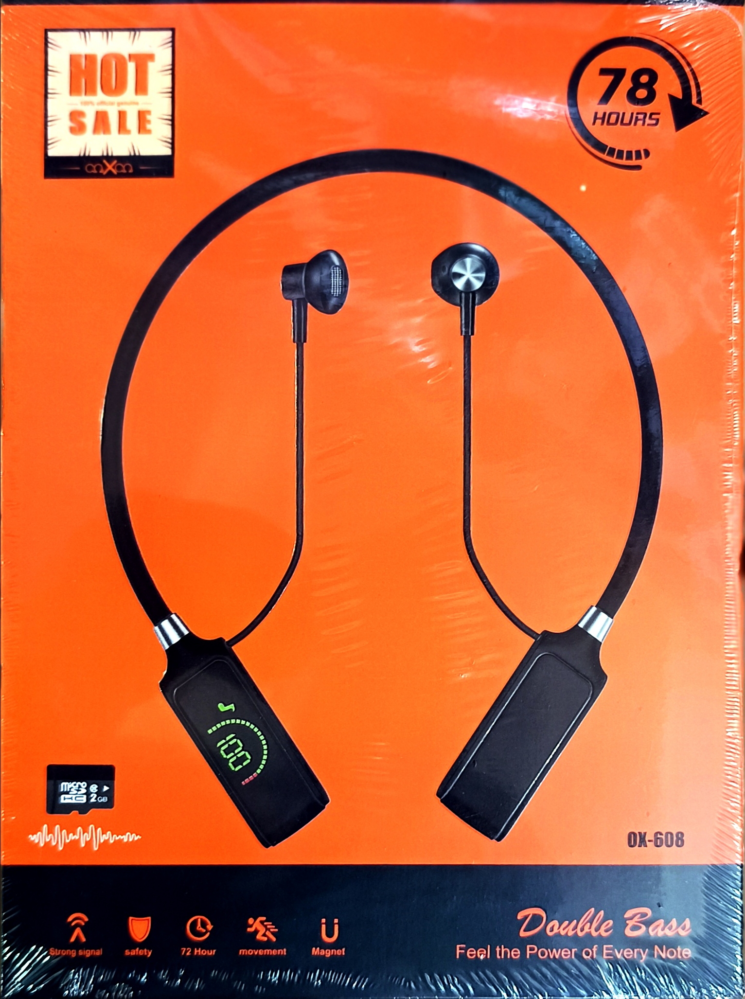 Magnetic Neckband – Écouteurs sans fil | 48h autonomie | Mode Gaming & Musique | ENC | 8-Core