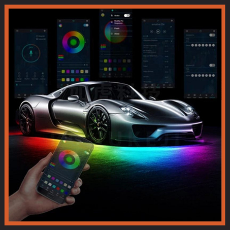 إضاءة LED تحت السيارة بتقنية "Dream Color"