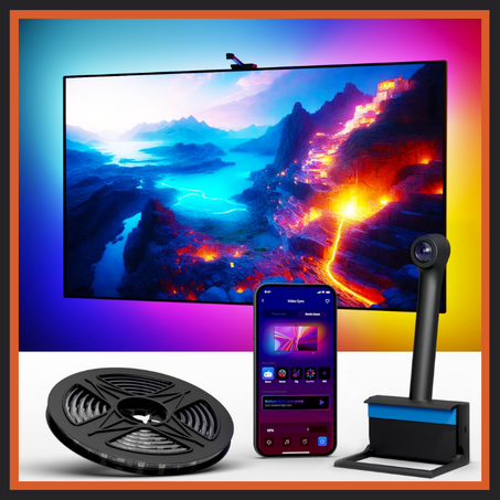 إضاءة خلفية ذكية للتلفاز من Ailofy