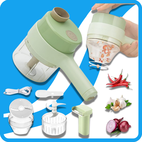 قطاعة خضروات كهربائية 4 في 1