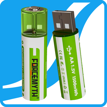 بطارية USB القابلة للتجديد