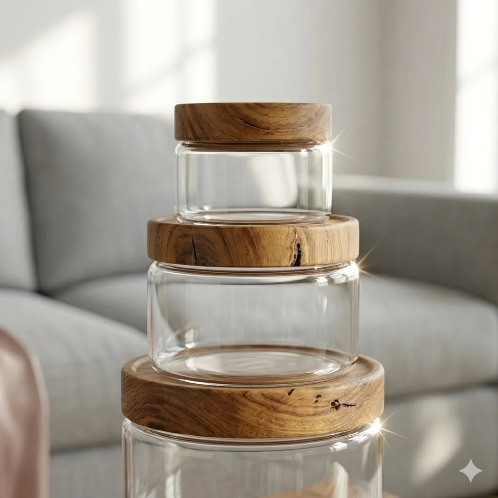 طقم أوعية تخزين 'مودرن شف بلس' Glass Storage Modern Chef+