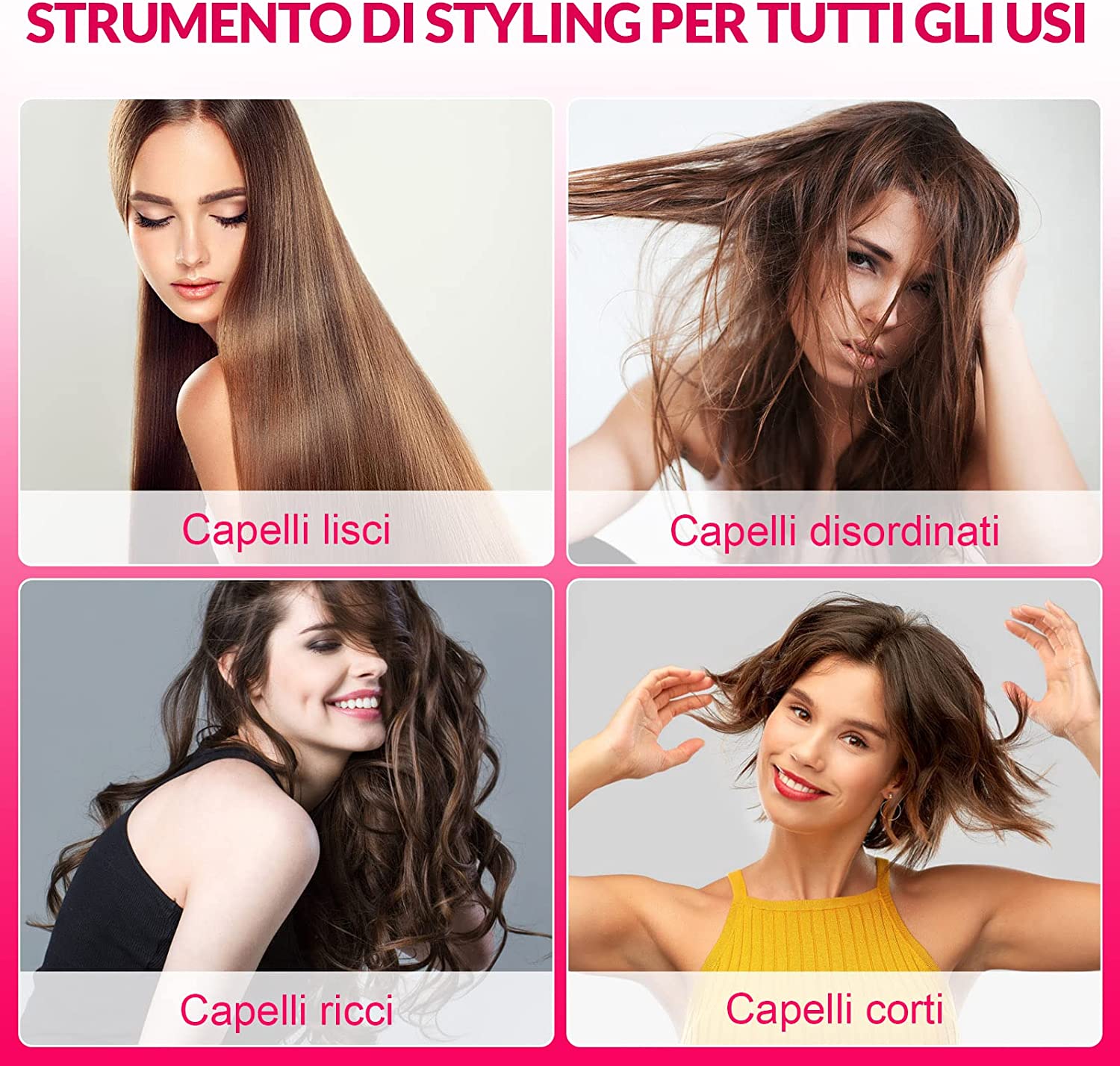 Asciugacapelli 5 in 1