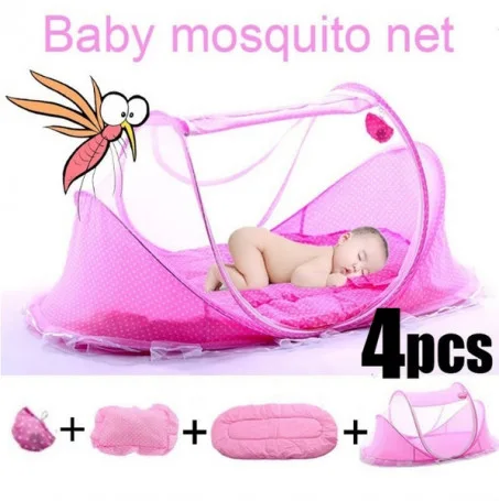 Moustiquaire bébé portable et pliable