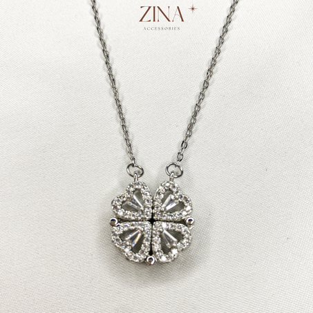 Collier Porte-Bonheur en Zircone Cubique