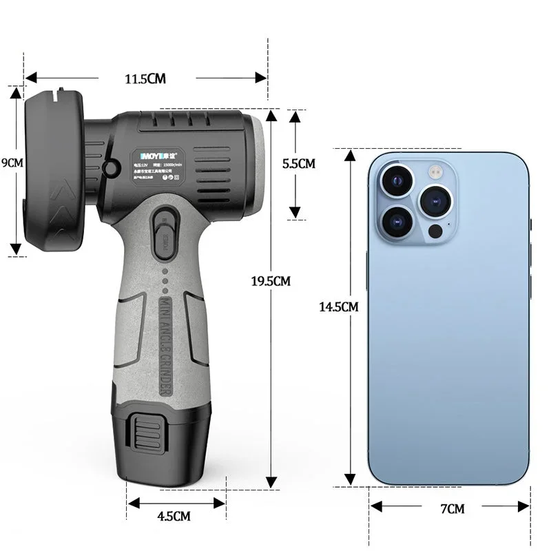 Meuleuse d’angle + lame de scie + chargeur + 2 batterie