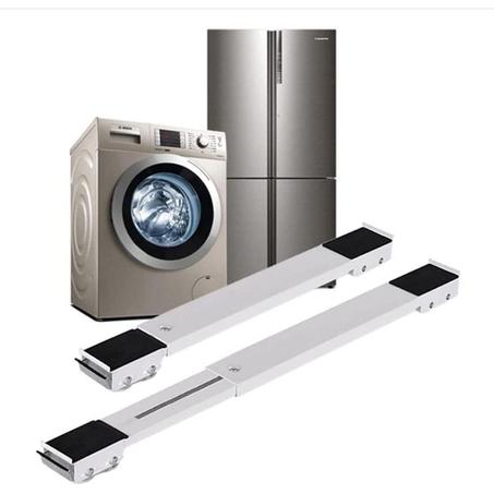 2 pièces support de Machine à laver socle surélevé Mobile réfrigérateur Mobile support de rouleau anti-dérapant