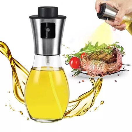 bouteille de pulvérisation d'huile d'olive de cuisine INOX 200 ML