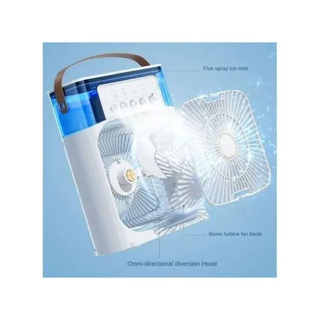 Climatiseur Portable, Refroidisseur D'air, Ventilateur Personnel à 3 Vitesses