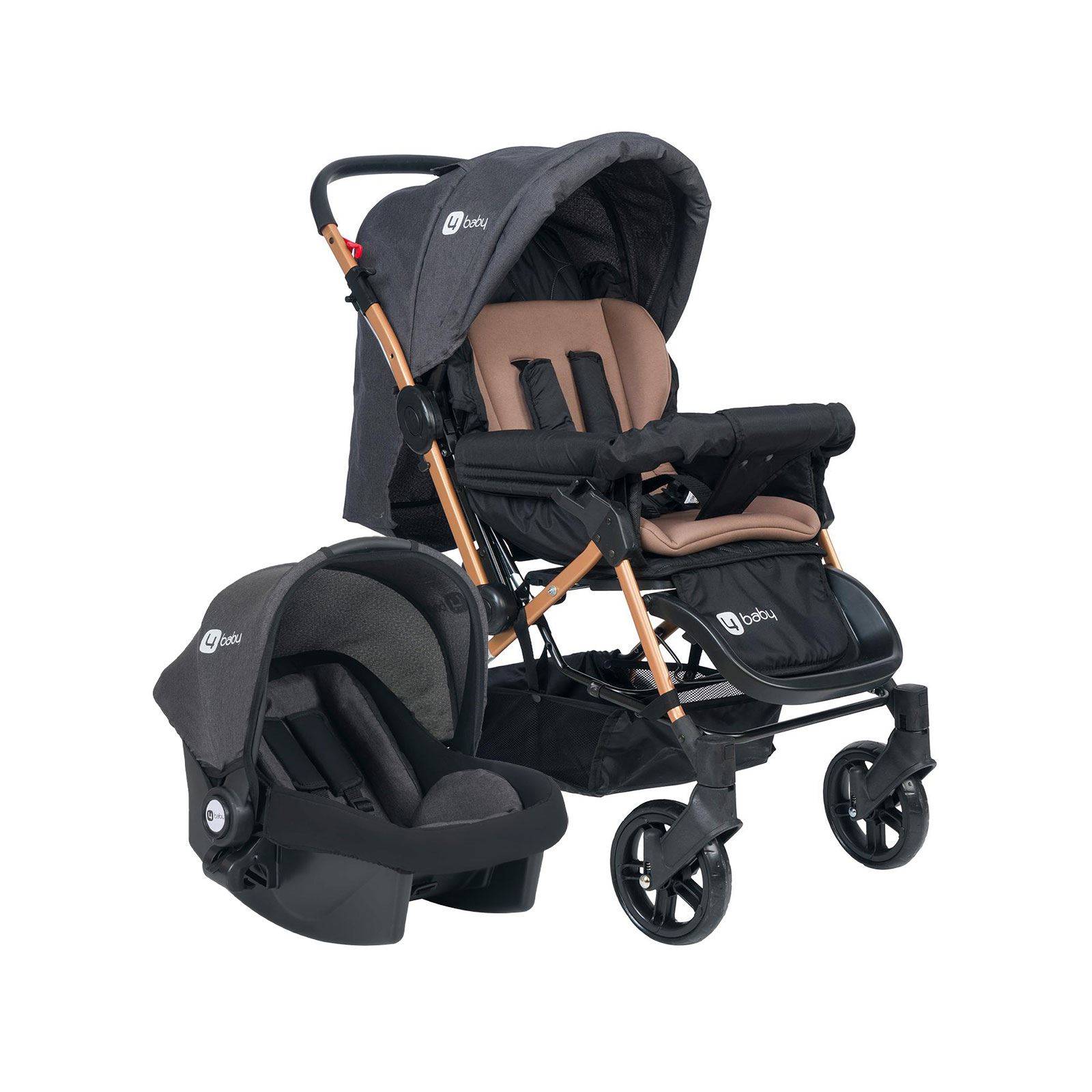 Poussette 4Baby avec maxi cosi