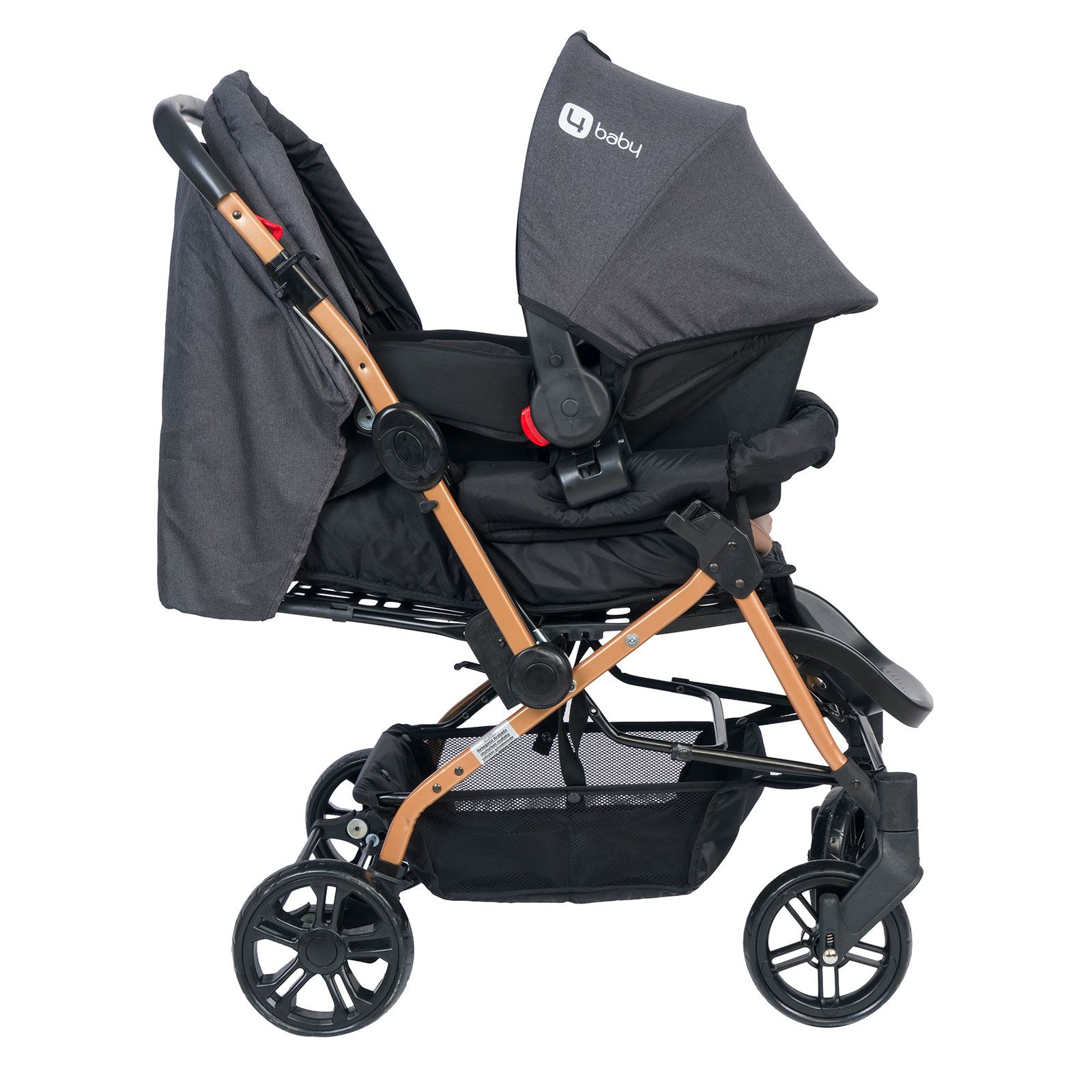Poussette 4Baby avec maxi cosi