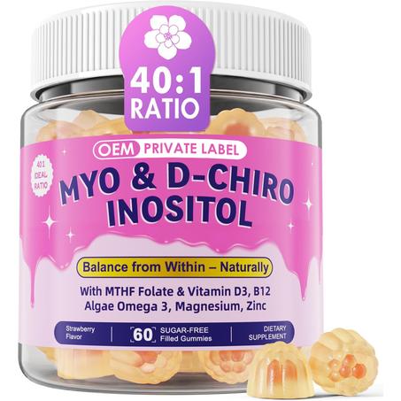 علكة الإينوزيتول بالفيتامينات لعلاج تكيس المبايض