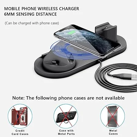 شاحن لاسلكي 6 في 1