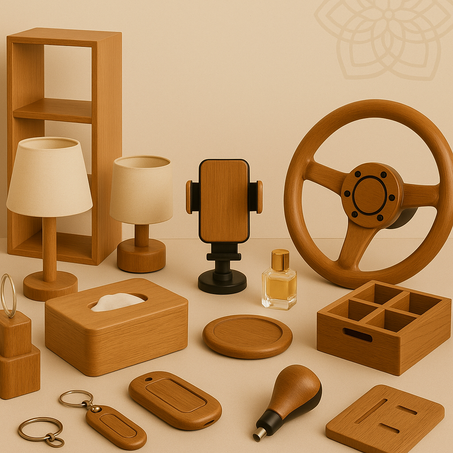 أكسسوارات خشبية