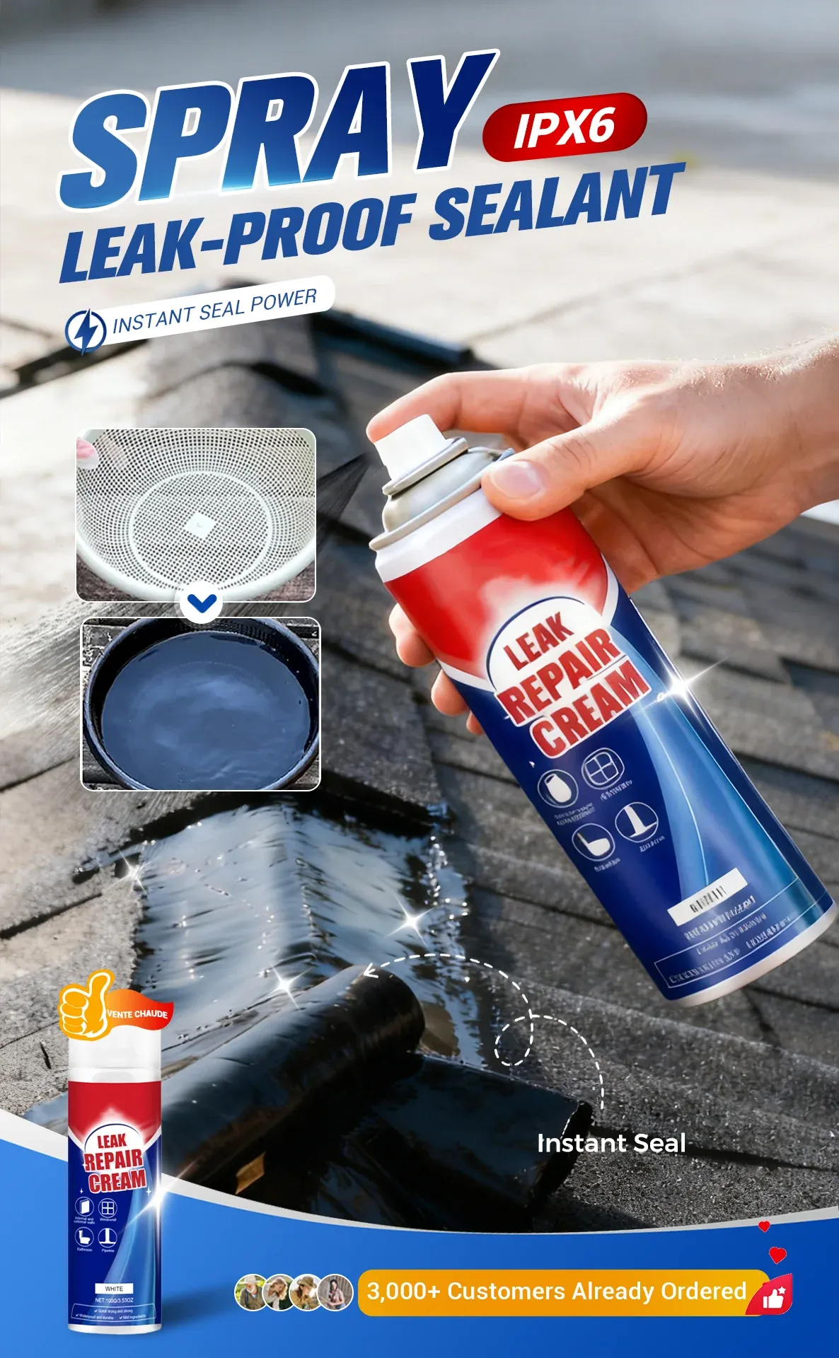 بخاخ الإصلاح الفوري للتسريبات… الحل السريع