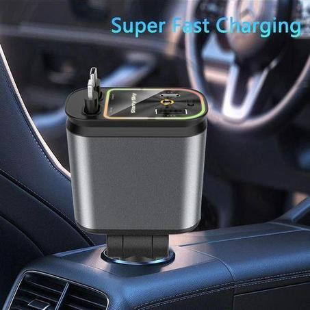 Chargeur auto 4in1