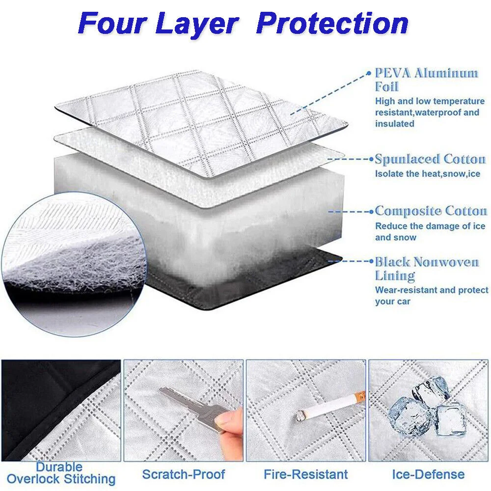 غطاء السيارة المغناطيسي للزجاج الأمامي