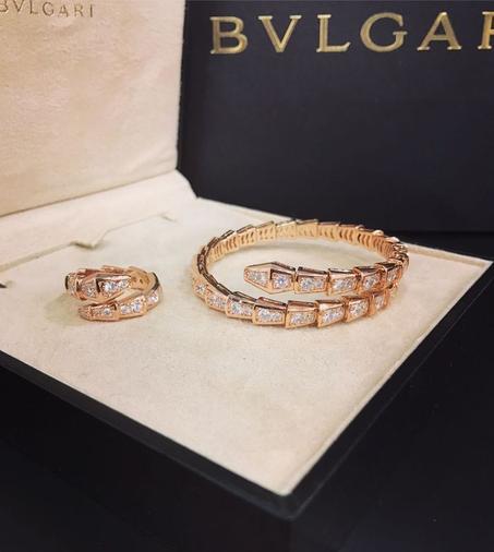 Bvlgari bracelet + bague avec packaging bvlgari