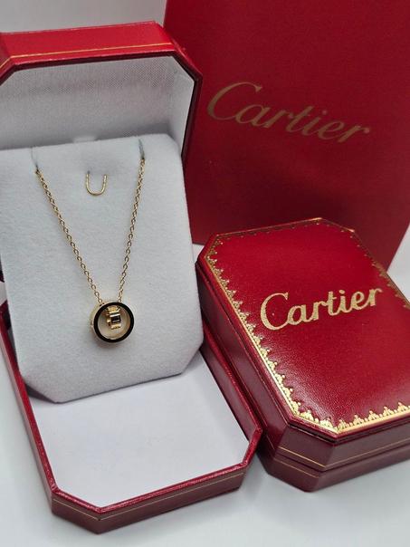Collier femme acier doré Cartier LOVE avec packaging complet