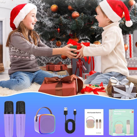 Karaoke Machine  مكبر صوت كاريوكي مزدوج